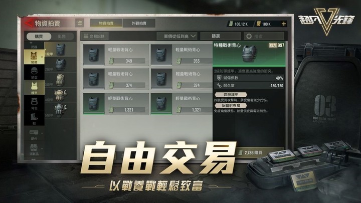 可以交易物資的吃雞遊戲
