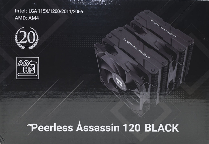THERMALRIGHT PEERLESS ASSASSIN 120 BLACK散熱器簡介及測試