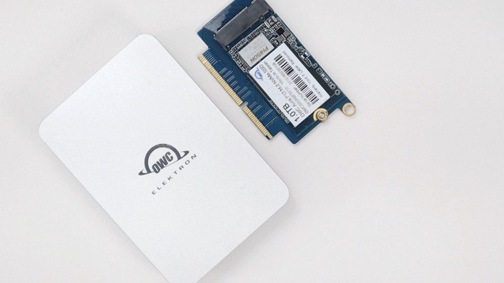 點我看大圖 Apple 不讓你升級的,OWC 幫你!DIY 改裝 MacBook Pro 13 2016/2017 Function Key OWC Aura Pro NT SSD