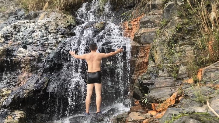 小雲豹→輕易完成的野溪溫泉瀑布SPA♨️
