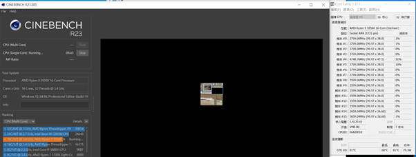 點我看大圖 AMD R9-5950X 散熱測試