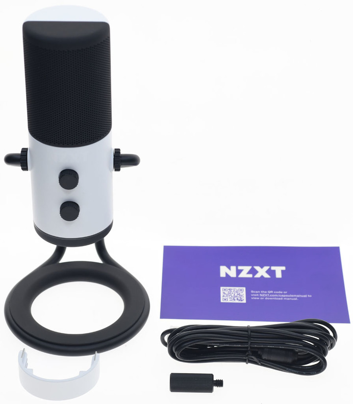 NZXT CAPSULE電容式數位USB麥克風開箱簡介