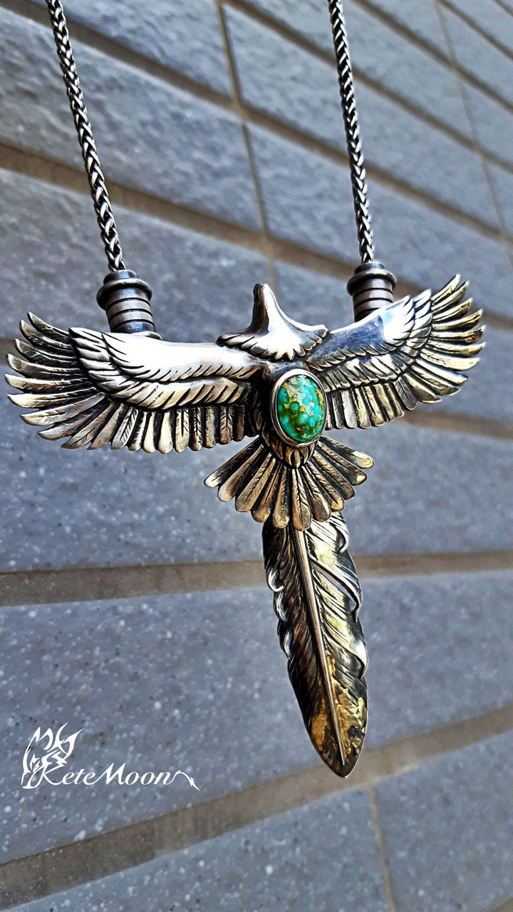 Black Venom Jewelry X Indian&28-Sonora Gold綠松石大鷹組合