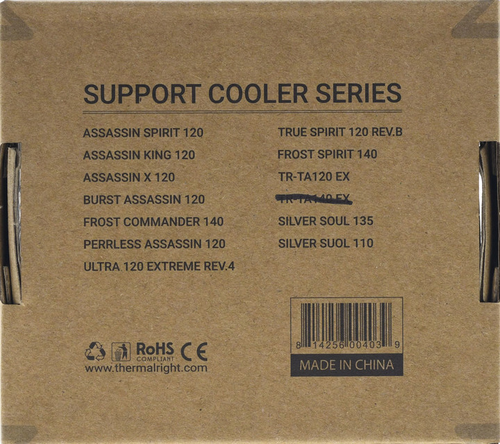 THERMALRIGHT PEERLESS ASSASSIN 120 BLACK散熱器簡介及測試