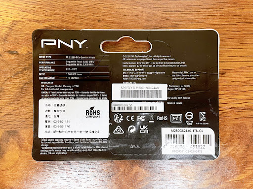 【開箱】 PNY CS2140 開箱實測