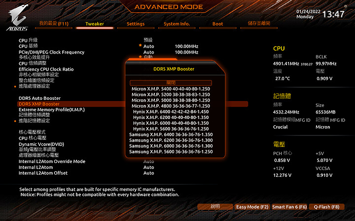 Micron美光Crucial DDR5-4800 64G Kit參戰！四通道伺服器ECC下放還可超5400MHz？