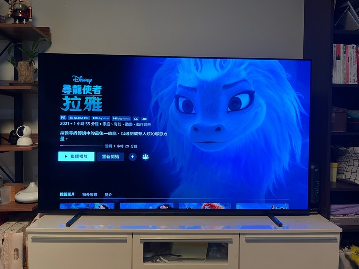 感謝財政部長批准購入-Sony 65A80J開箱~~