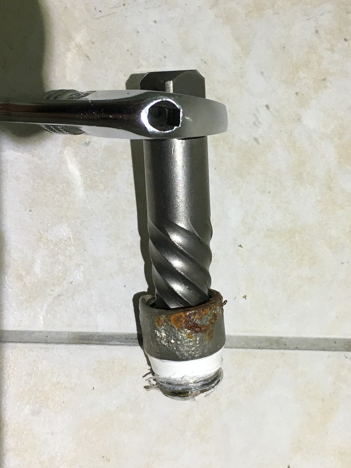 DIY 更換牆內的不銹鋼內外牙