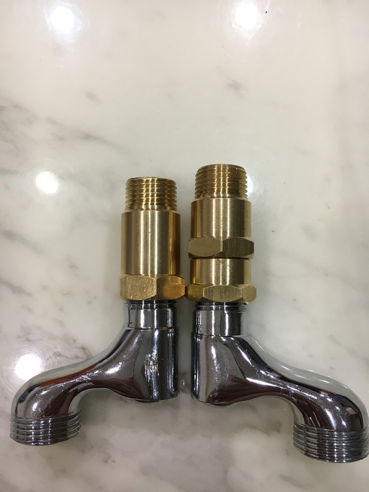 DIY 更換牆內的不銹鋼內外牙