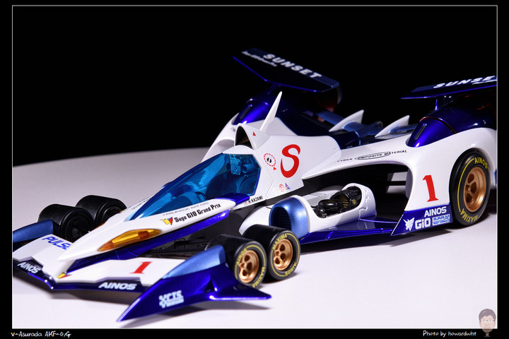 【開箱】Megahouse VA - 閃電霹靂車SIN v阿斯拉 AKF-0/G Livery Edition