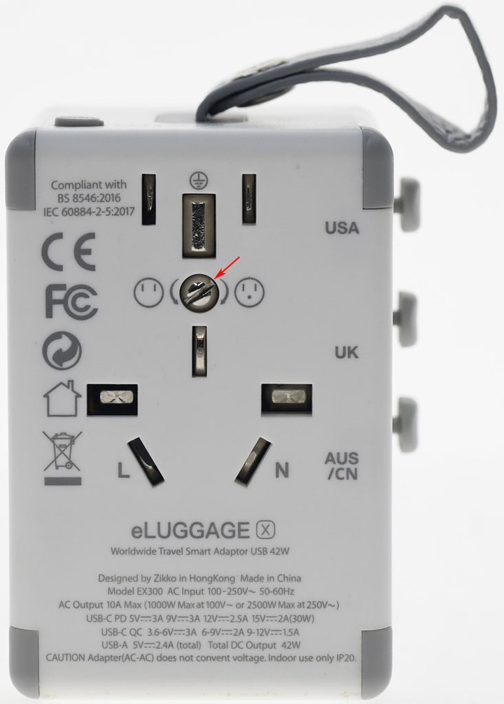 Zikko eLUGGAGE X萬用插頭插座轉換USB充電器開箱