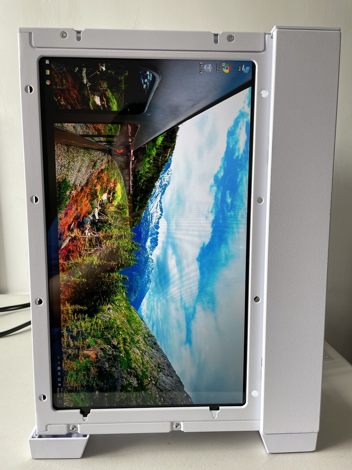 【開箱】聯力O11 Dynamic MINI 機殼內加裝14吋螢幕
