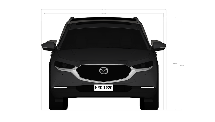 H247 外觀尺寸超級比一比 [VS MB X156, Toyota Corolla Cross, Mazda CX-30]