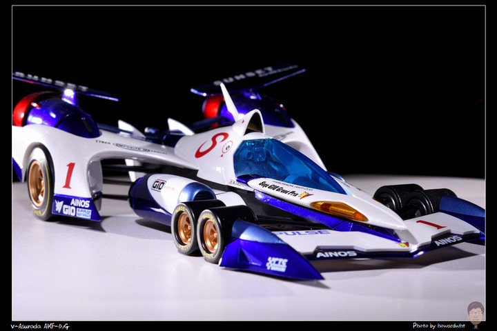 【開箱】Megahouse VA - 閃電霹靂車SIN v阿斯拉 AKF-0/G Livery Edition