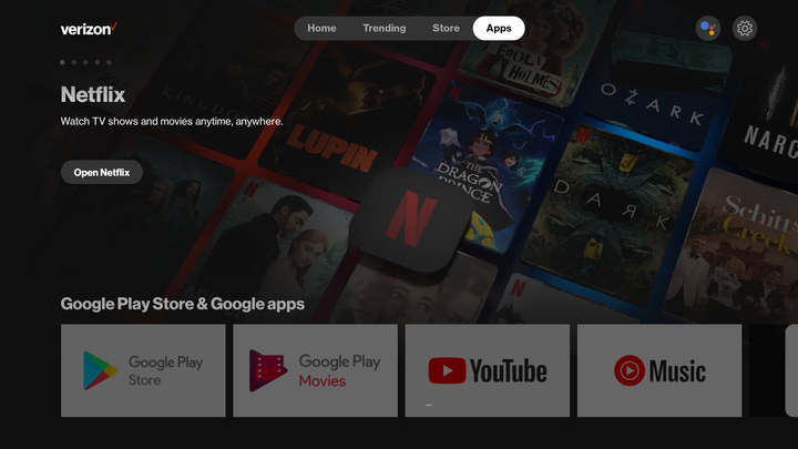 點我看大圖 Verizon Stream TV - Amlogic S905X4 AV1 / WiFi 6 / Netflix 認證電視盒