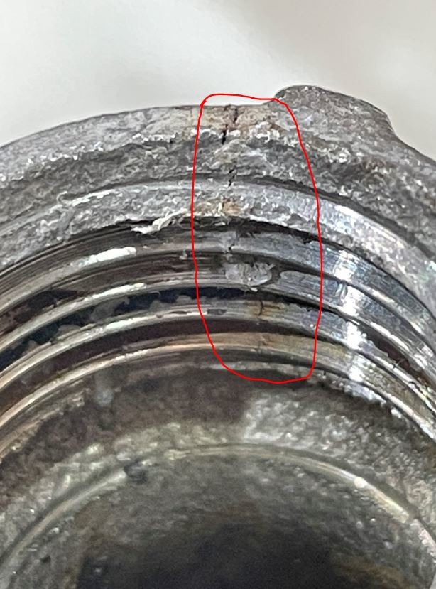 DIY 更換牆內的不銹鋼內外牙