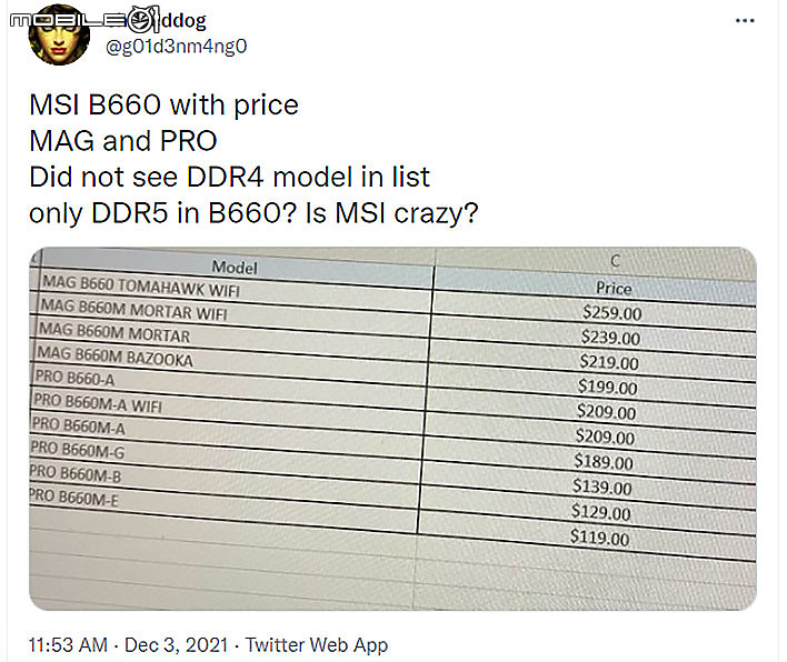 點我看大圖 開箱 ROG STRIX B660-I 目前唯一的 B660 ITX DDR5