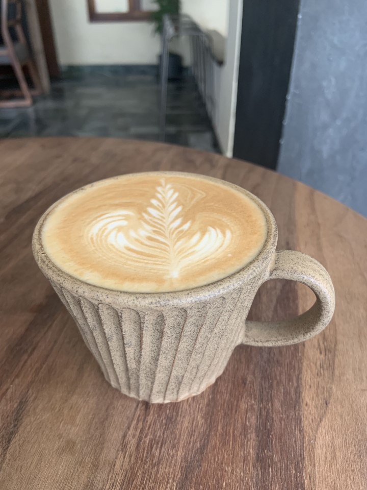 台南網美店 咖啡、抹茶拉花真美