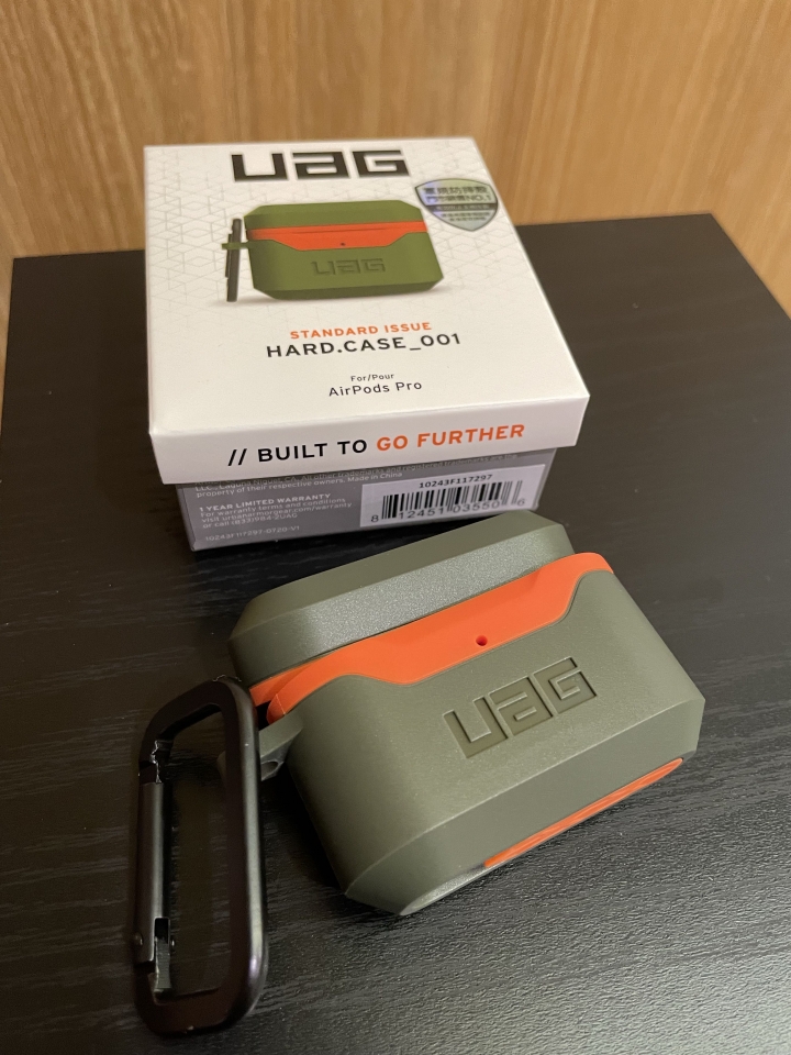 [簡單開箱］UAG AirPods PRO耐衝擊防水防塵硬式保護殼 耳