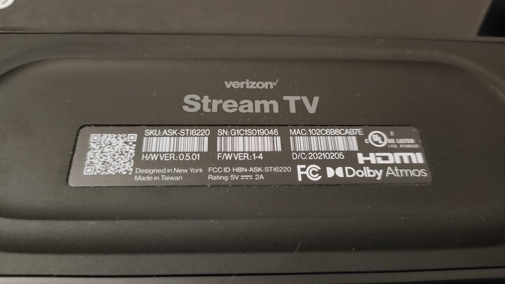 點我看大圖 Verizon Stream TV - Amlogic S905X4 AV1 / WiFi 6 / Netflix 認證電視盒