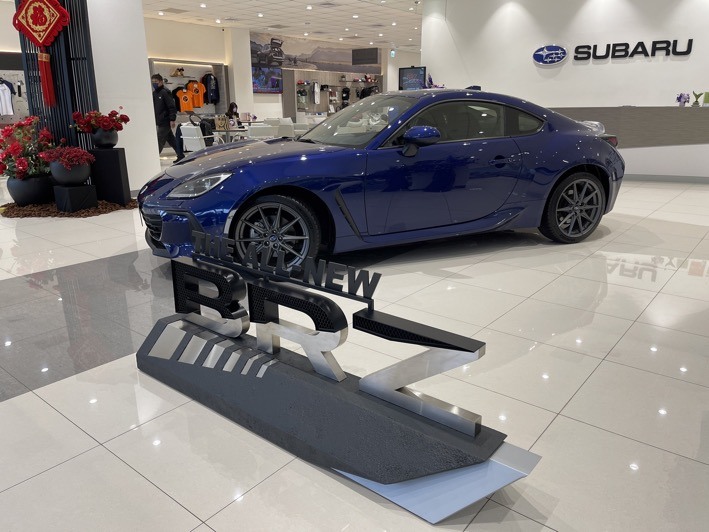 BRZ預賞會巡展現場，賞車拍照分享
