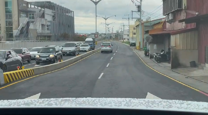 實測新開放的豐原聯絡道