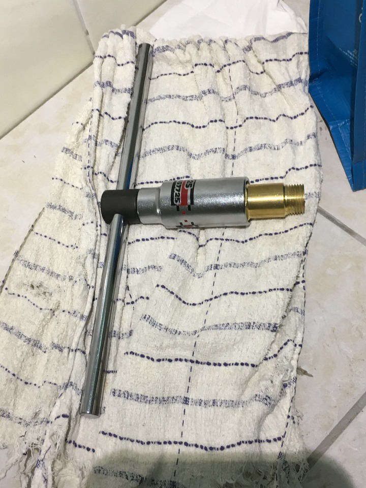DIY 更換牆內的不銹鋼內外牙