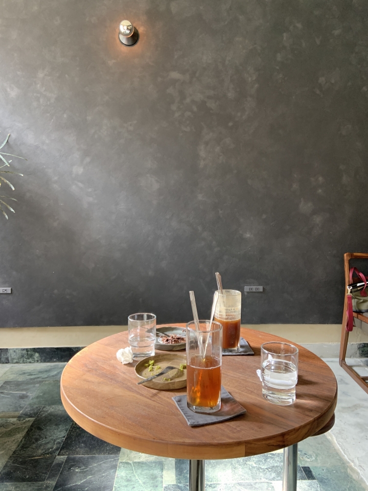 台南網美店 咖啡、抹茶拉花真美