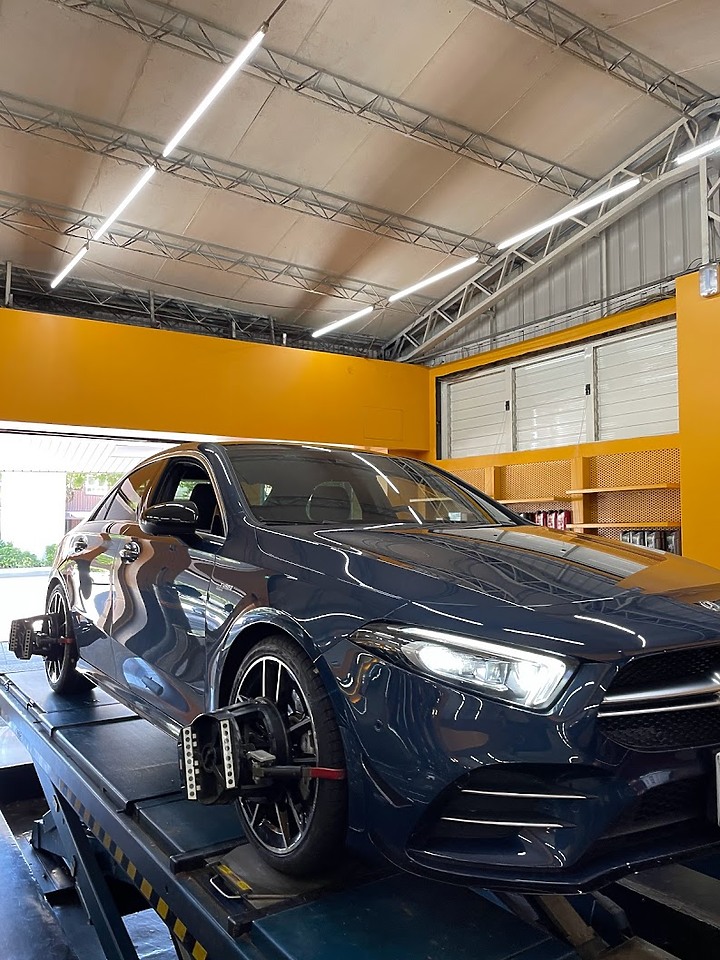 點我看大圖 CP值之王,AMG A35試用F1A5輪胎心得