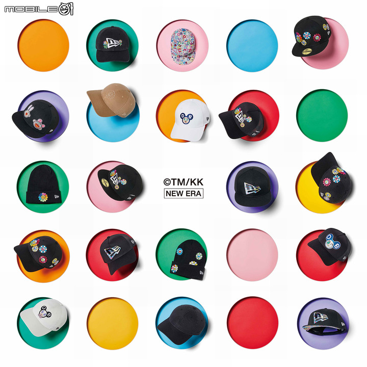 【新訊】New Era x 村上隆聯名系列帽款發售 繽紛、活潑的微笑小花!