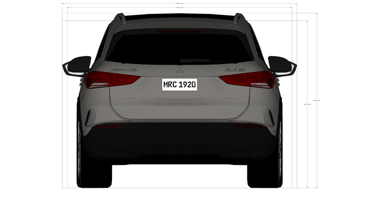 H247 外觀尺寸超級比一比 [VS MB X156, Toyota Corolla Cross, Mazda CX-30]