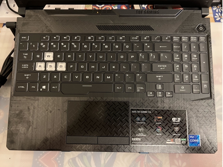 ASUS TUF GAMING F15 FX506HM 灰色個人小改裝