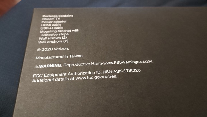 點我看大圖 Verizon Stream TV - Amlogic S905X4 AV1 / WiFi 6 / Netflix 認證電視盒