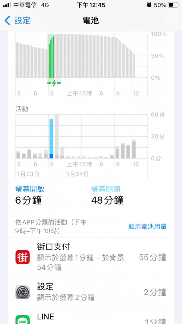 街口app一直在背景執行