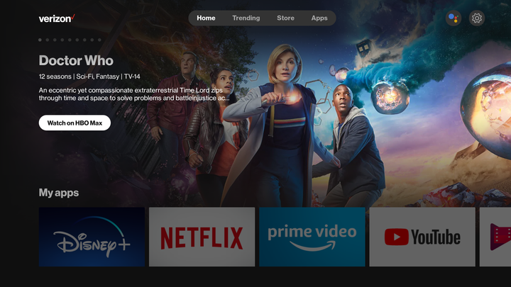 點我看大圖 Verizon Stream TV - Amlogic S905X4 AV1 / WiFi 6 / Netflix 認證電視盒