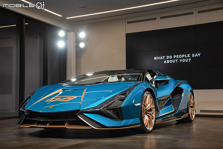 【全球限量19部】台灣唯一,Lamborghini Sián Roadster正式抵台亮相!