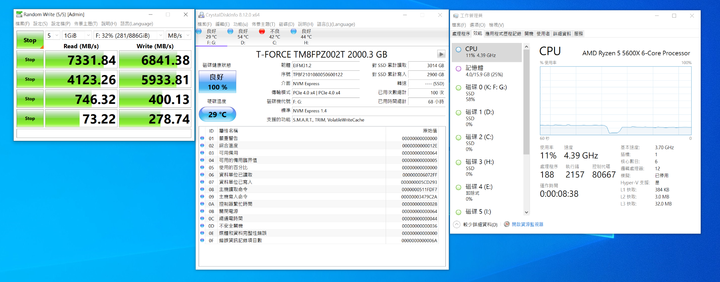 5600X+x570s 簡單測