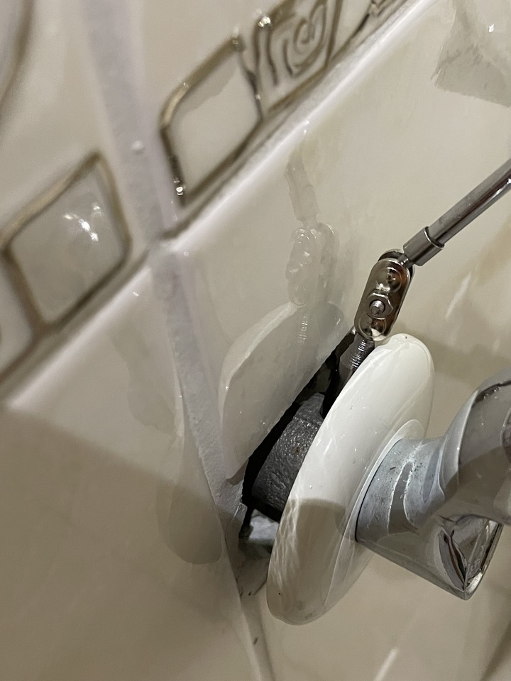 DIY 更換牆內的不銹鋼內外牙
