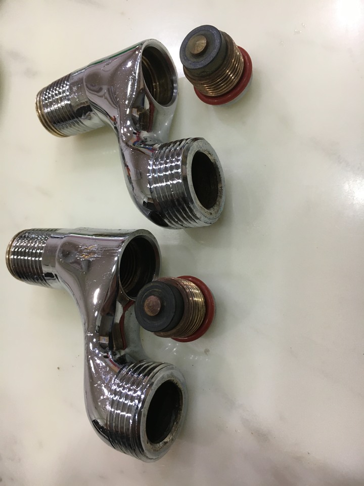 DIY 更換牆內的不銹鋼內外牙