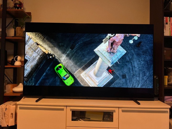感謝財政部長批准購入-Sony 65A80J開箱~~