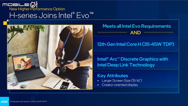 【CES 2022】Intel 推出第 12 代 筆電處理器 以異質核心搭配提供更多效能兼具電池續航力