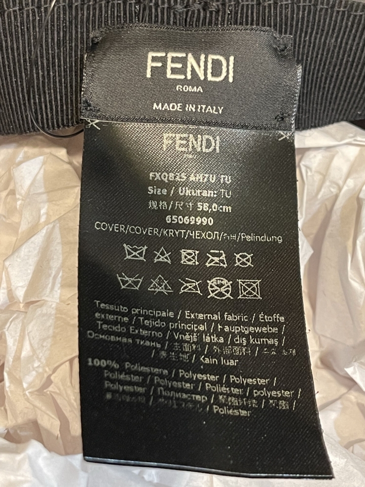 「波特先生開箱」Fendi 雙logo 尼龍棒球帽