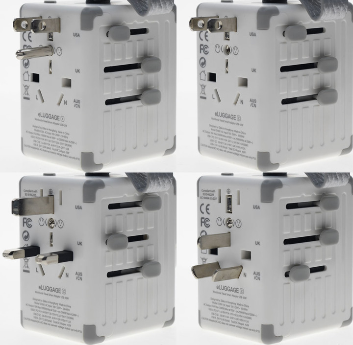 Zikko eLUGGAGE X萬用插頭插座轉換USB充電器開箱