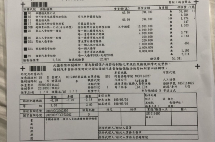 乙險五萬