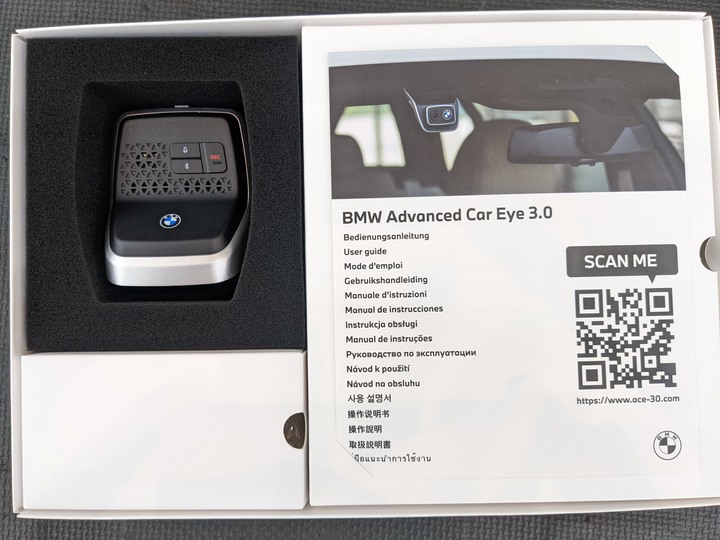BMW ACE 3.0第三代原廠行車紀錄器開箱