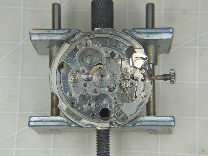 自娛玩修錶 - 遙思八零年代: SEIKO 5電視面(TV dial) 6309-510A自動上鏈老錶 (cal. 6309A)