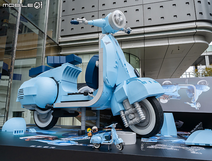 【3/1號開賣】LEGO樂高推出10298 Vespa 125,放大版本同步於台北信義區展出!