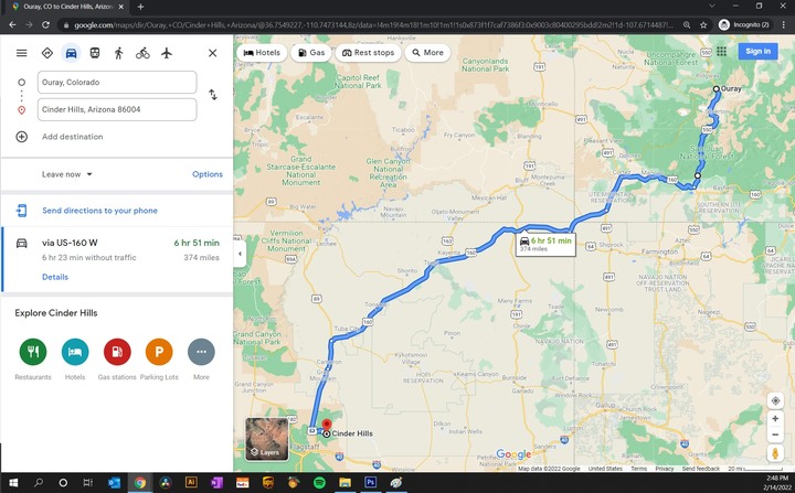 點我看大圖 感謝老天我沒翻車 - LA -> Sand Hollow, UT -> Moab, UT -> Ouray, Co/ Telluride, CO