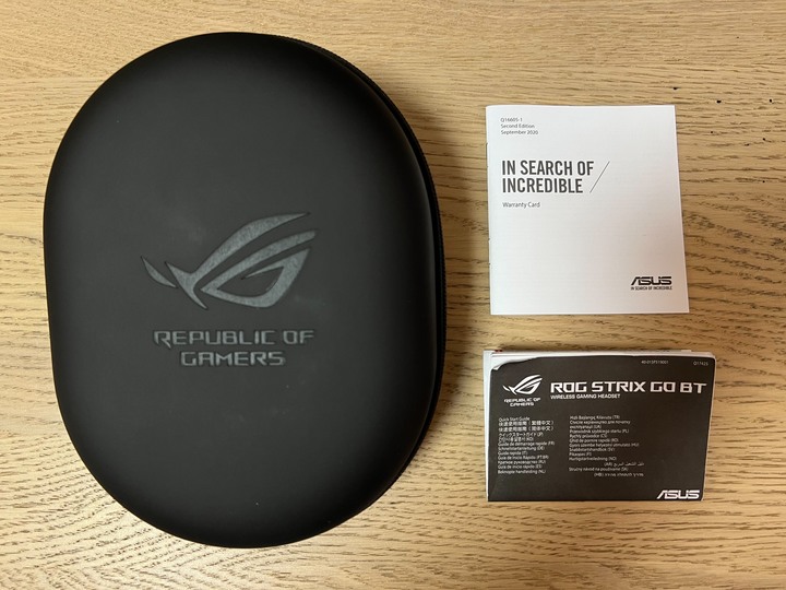 開箱趣 - ROG STRIX GO 藍芽電競耳機