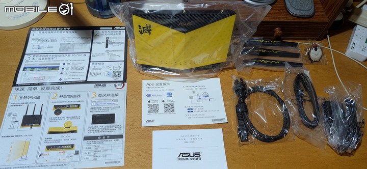 華碩 ax86u x 鬼滅之刃 簡易開箱